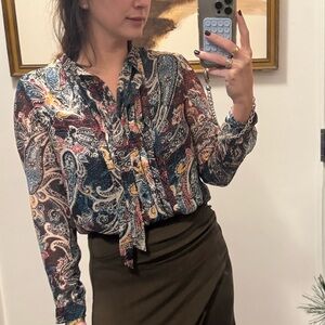 See U Soon Paisley top